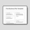 Free Business Plan Template for Businesses