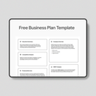 Free Business Plan Template for Businesses