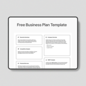 Free Business Plan Template for Businesses