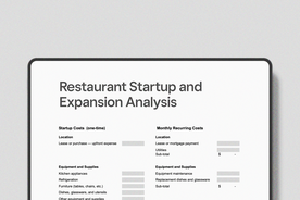 Restaurant Startup and Expansion Analysis Tool