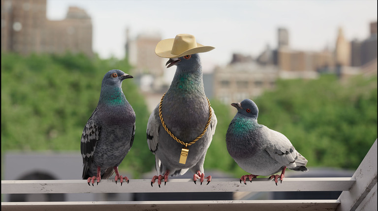 DIRECTV’s Prominent Perturbed Pigeons Welcome a New Feathered Friend To Stream DIRECTV Satellite-Free