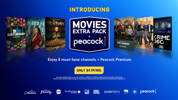 Movies Extra Pack Now Includes Peacock Premium