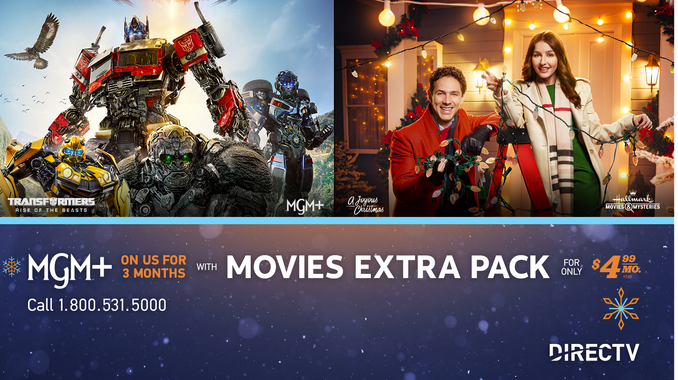 Get MGM+ on us for 3 months when you upgrade to MOVIES EXTRA PACK for $4.99/mo