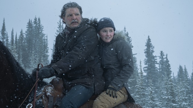 alt="Pedro Pascal and Pedro Pascal on horseback in snow The Last of Us.jpg"