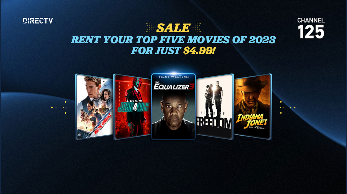 Your Favorite Movies in 2023 At a Discount DIRECTV Insider