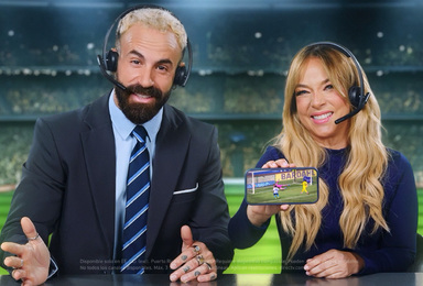 Adamari López y Marc Crosas se unen para la campaña Breadth of Sports de DIRECTV