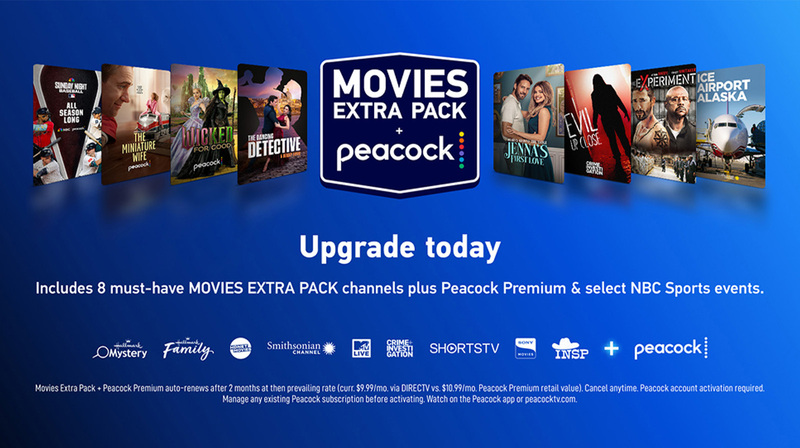 Movies Extra Pack Now Includes Peacock Premium