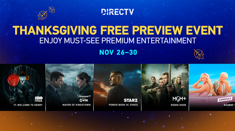 DIRECTV Thanksgiving Free Preview