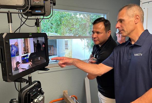 Behind the scenes: DIRECTV helps welcome the Weatherholt family home with ‘Military Makeover’