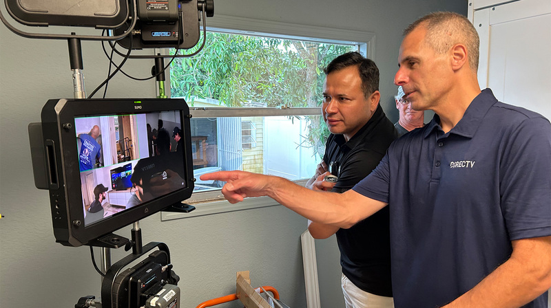 Behind the scenes: DIRECTV helps welcome the Weatherholt family home with ‘Military Makeover’
