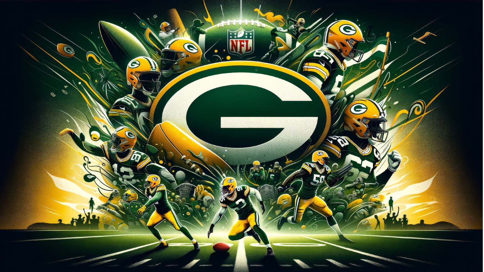 Lot D'écussons, Recrues Et Inserts Green Bay Packers - Cartes Panini NFL